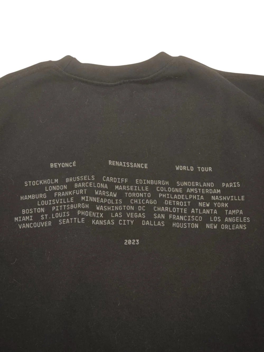 Beyonce Renaissance 2023 World Tour Graphic Crewneck Sweater